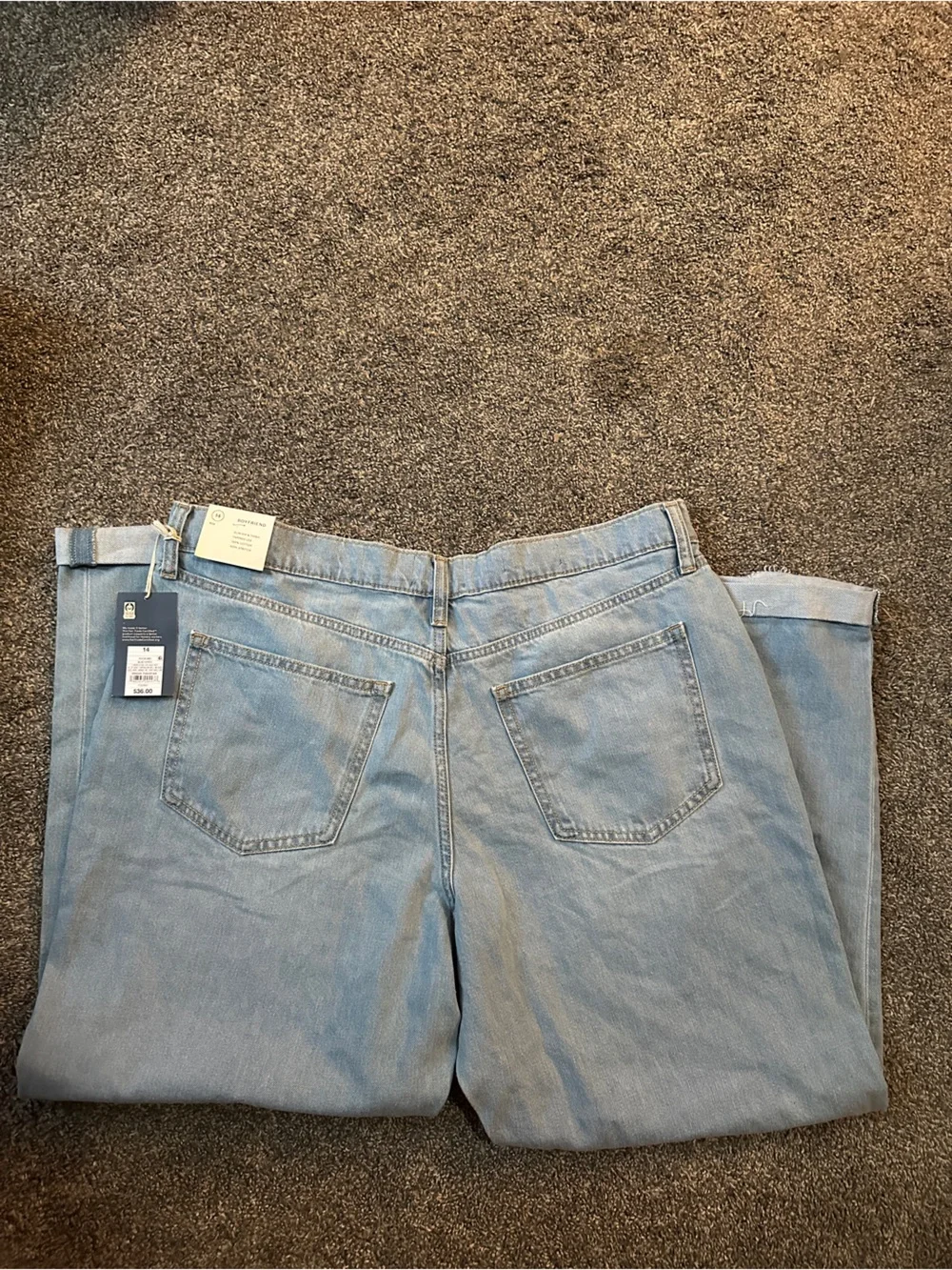 Light Blue Distressed Women's Jeans Universal Threads 14 - Picture 2 of 3